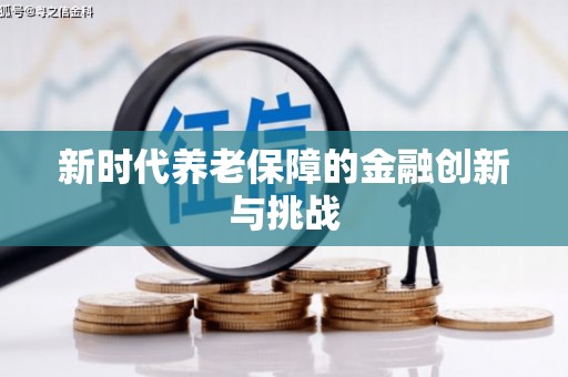 花坛新时代养老保障的金融创新与挑战