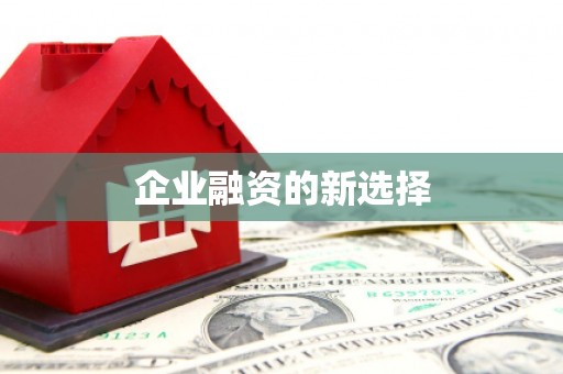 花坛企业融资的新选择