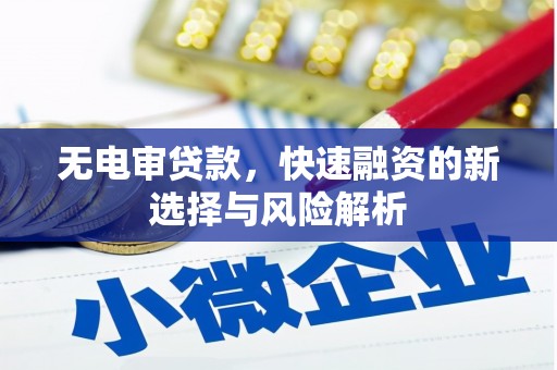 花坛无电审贷款，快速融资的新选择与风险解析