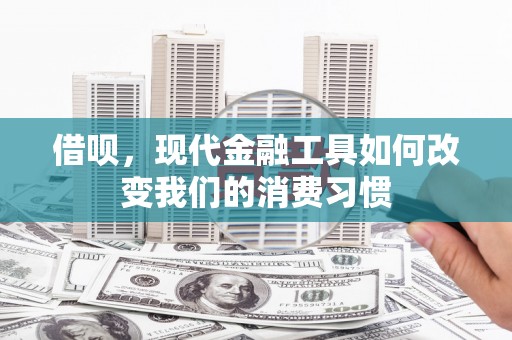 花坛借呗，现代金融工具如何改变我们的消费习惯