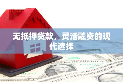 花坛无抵押贷款，灵活融资的现代选择