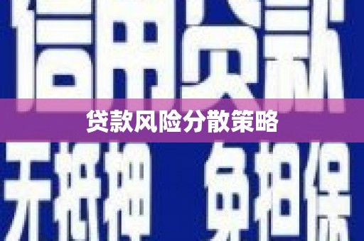 花坛贷款风险分散策略